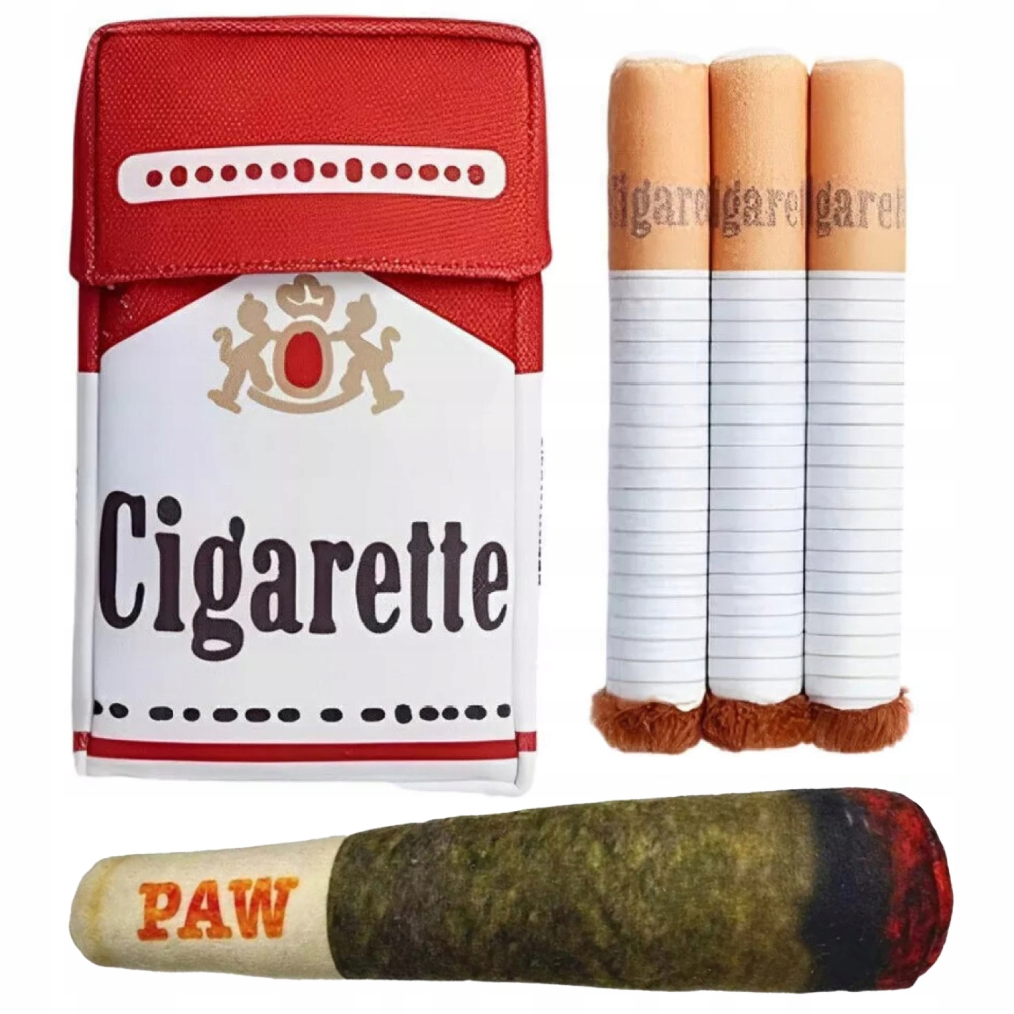 Levně Sada plyšových hraček pro psa Papieros Joint interaktivní senzorické hračky