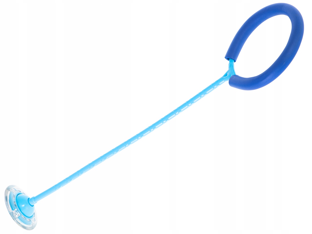 Hula hop na nogę skakanka piłka świecąca LED niebieska Średnica 12 cm