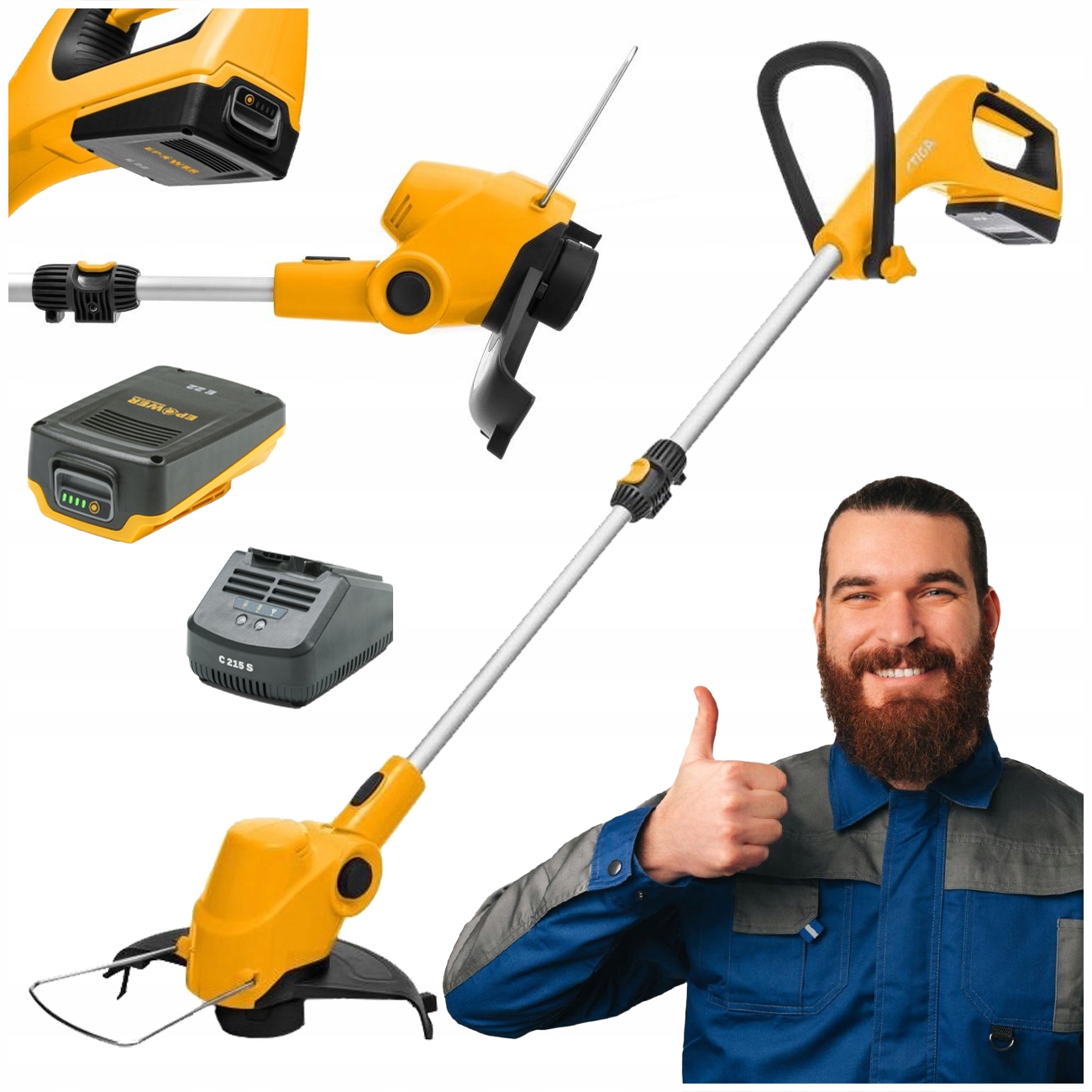 Podcinarka Akumulatorowa Stiga Gt 100 Z Baterią I Ładowarką 2AH