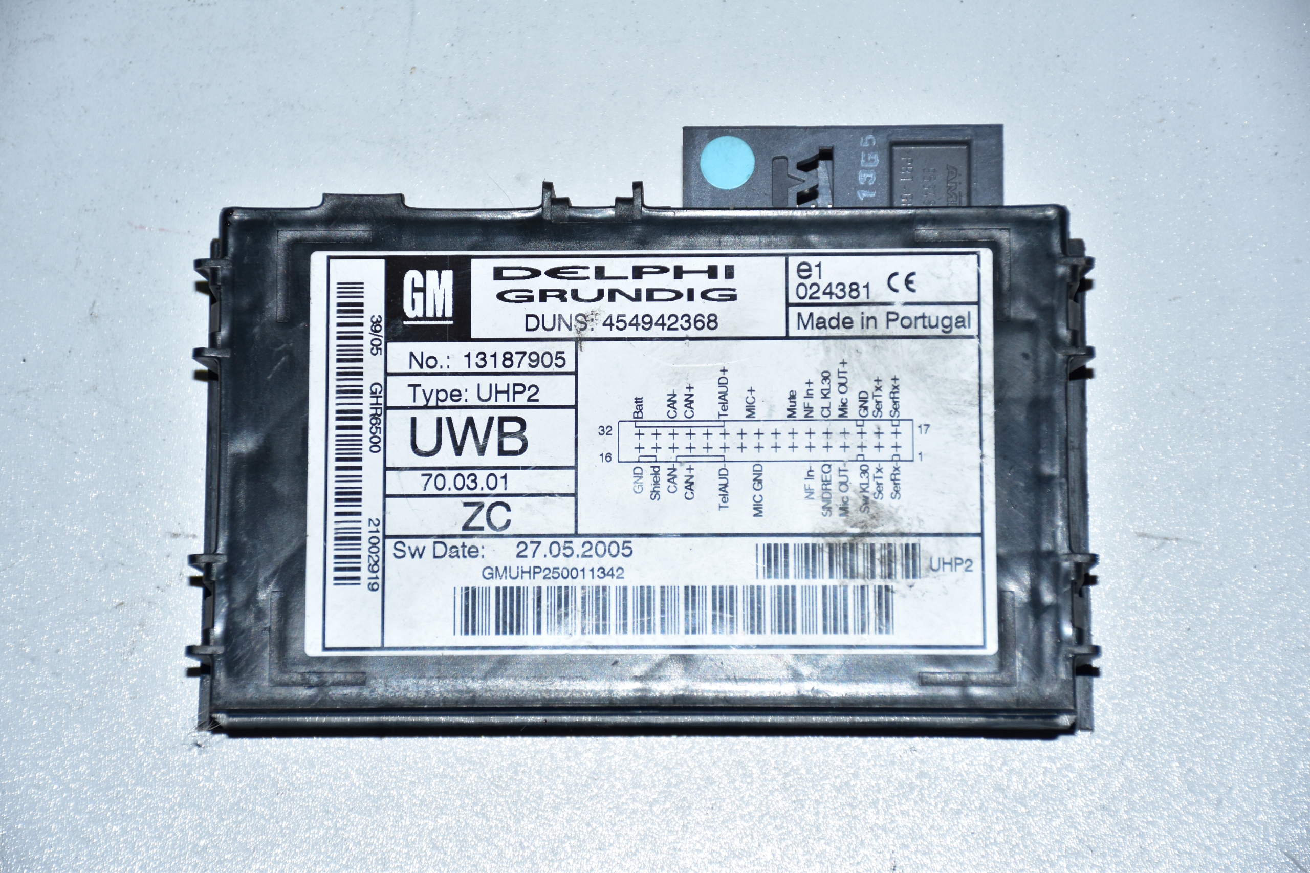 13187905 - OPEL VECTRA C МОДУЛЬ ТЕЛЕФОНУ