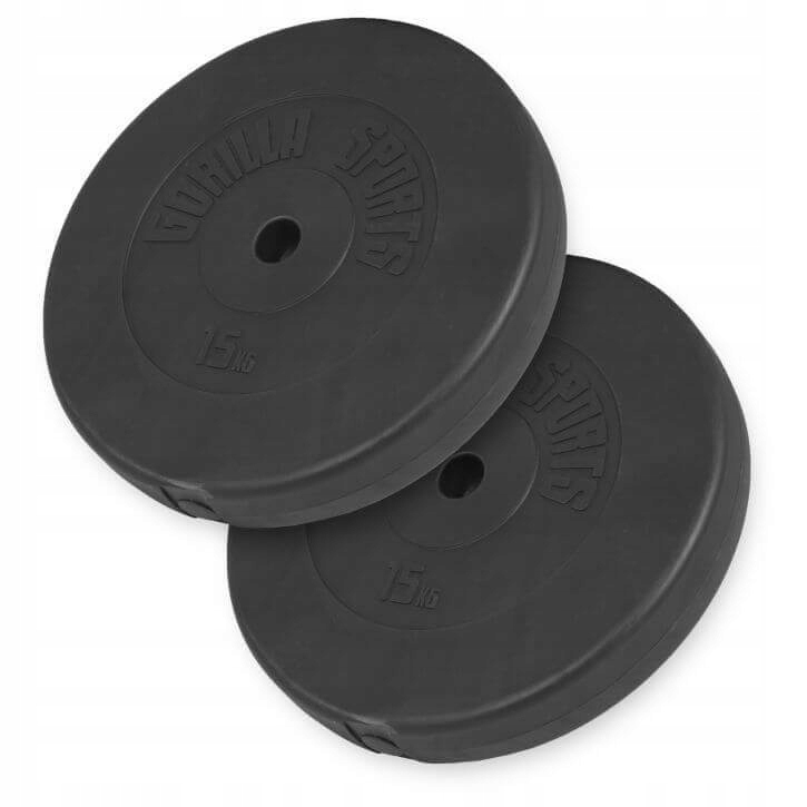Zestaw 30KG 2x 15kg obciążenia 30 mm Winyl