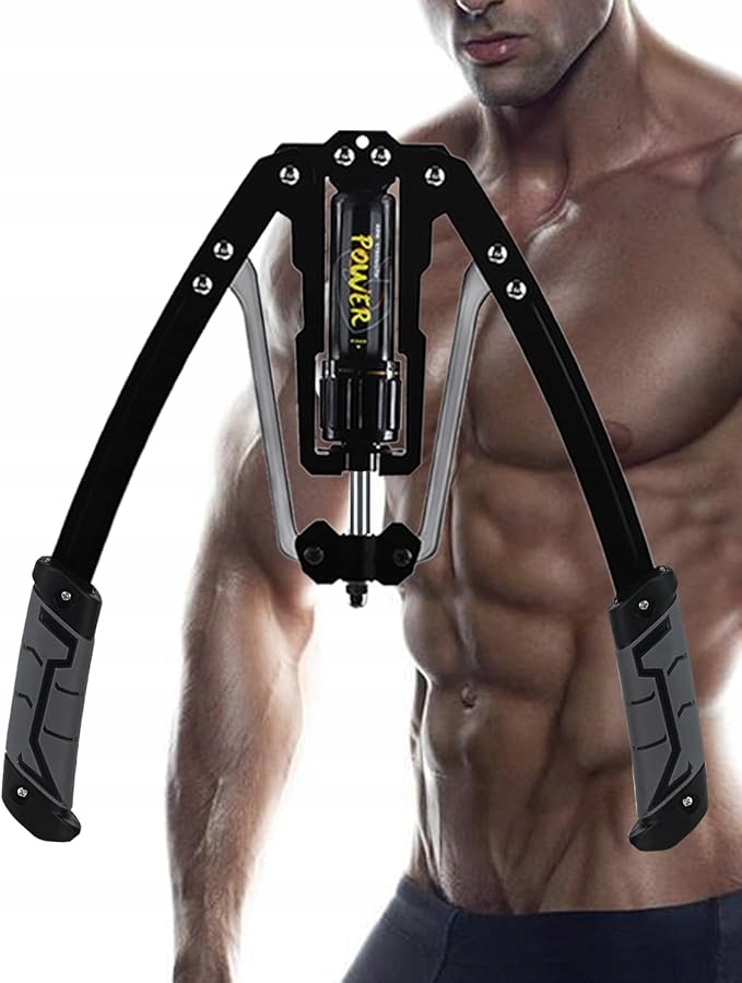 Ekspander Do Ćwiczeń Trenażer Ramion Klatki Piersiowej Regulacja 10-200 Kg