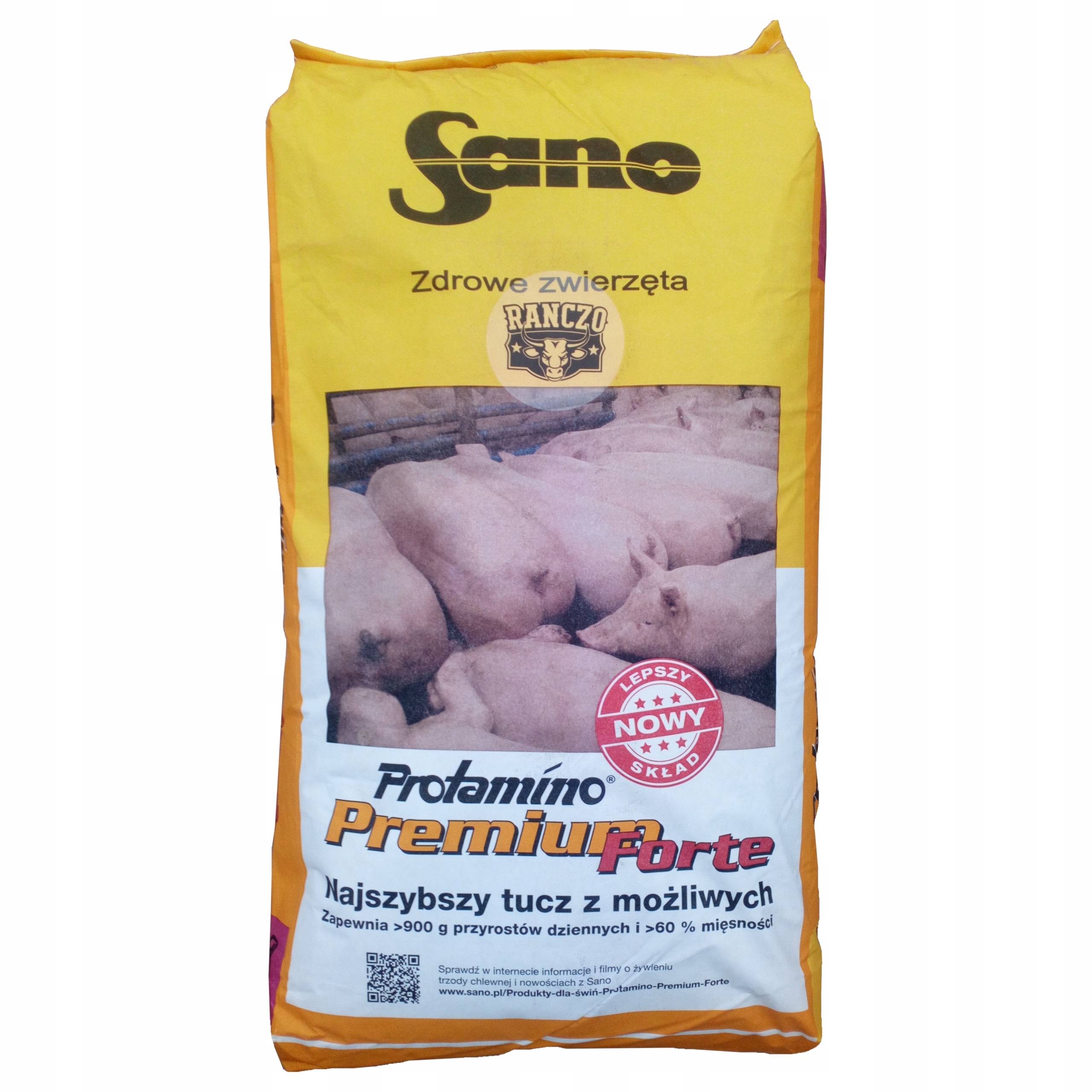 SANO PROTAMINO PREMIUM FORTE NAJSZYBSZY TUCZ 25KG