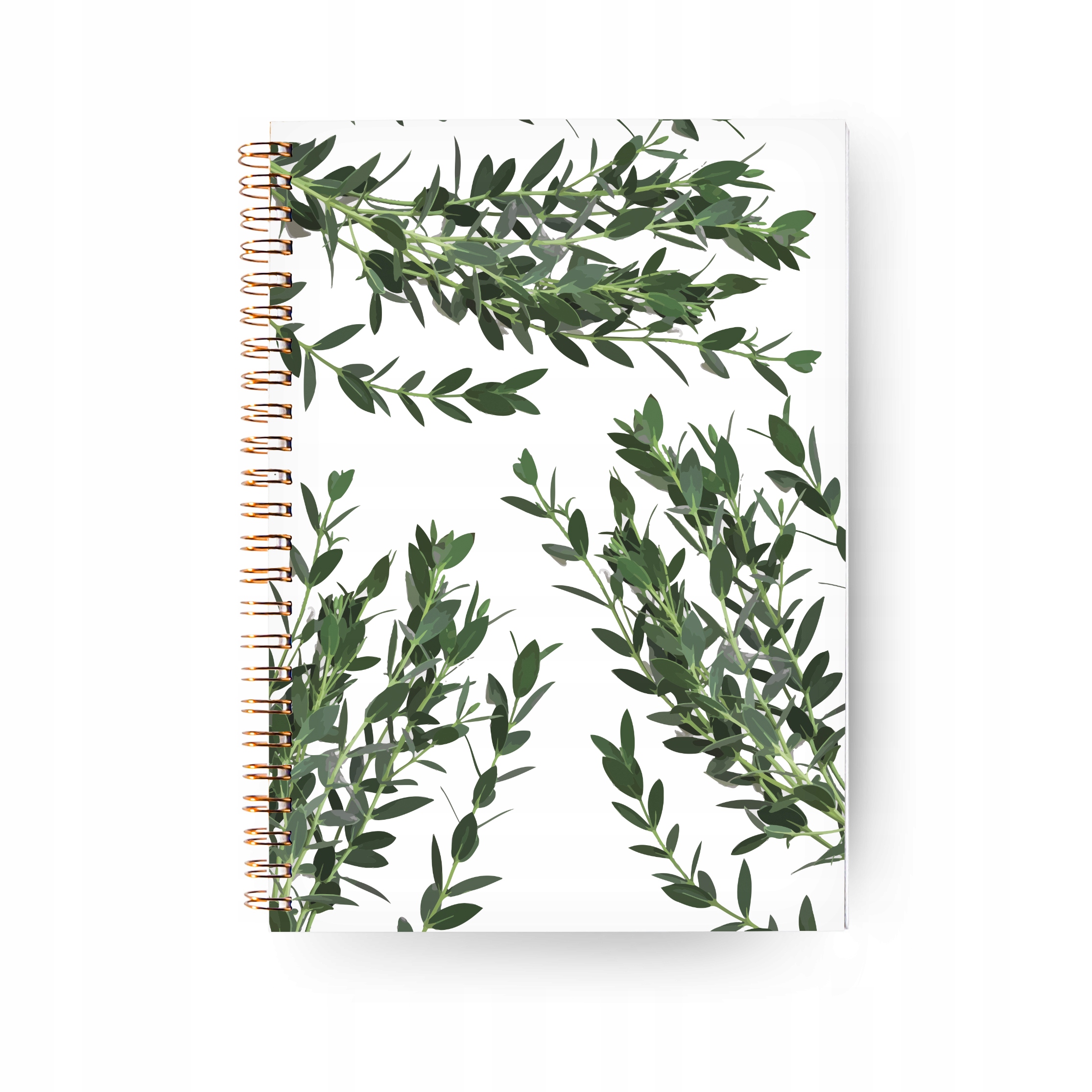 

Notatnik w kropki a5 Planer Eukaliptus Spirala