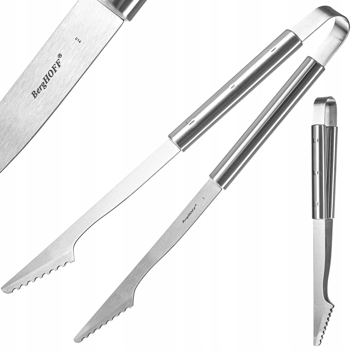 

Stalowe Szczypce Do Grilla Berghoff 45,5 cm. Bbq