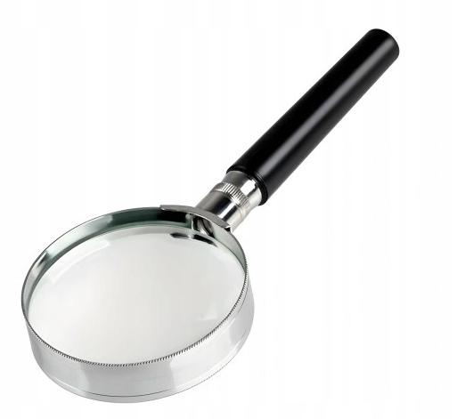 LUPA 60 MM LUPA KLASYCZNA SZKŁO POWIĘKSZAJĄCE METAL Marka Inna