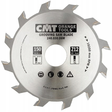 

Cmt Frez piłkowy rowkujący D150 F30 Z=12 K=3,0/2,0