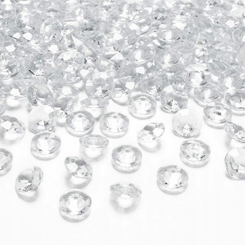 

Diamenciki Na Stoły 100szt Bezbarwne Chrzest