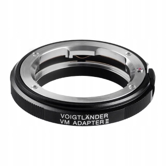 Adapter Voigtlander Vm-e II Leica M Sony E metalowy, czarny