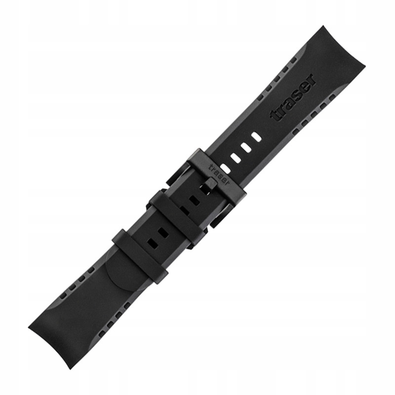 Pásek k hodinkám Traser TS-109509 černý 24 mm
