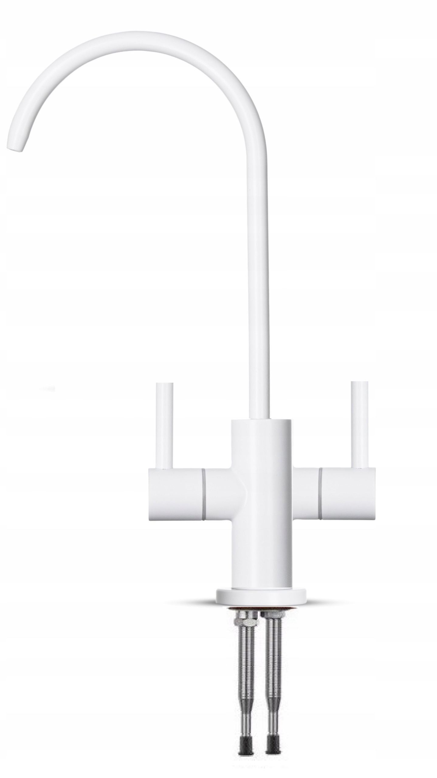 Výlevka Kohoutek Baterie pro filtr Bílá Dual 304 Sus Osmoza