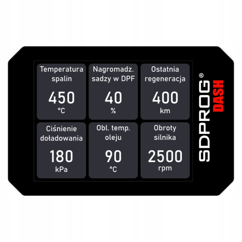 SDPROG DASH DPF VAG Audi Skoda Seat VW tester diagnostyczny + interfejs OBD EAN (GTIN) 5907022748949