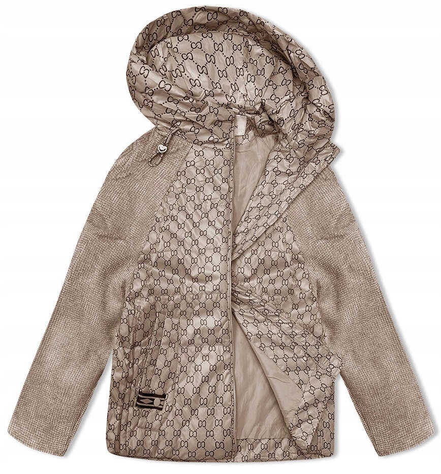 Volná Přechodná Bunda F-23729 Camel S (36)