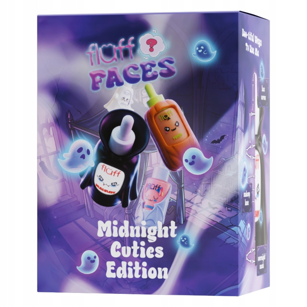 Fluff Faces Midnight Cuties Edition, Pleťové mléko, překvapení 40 ml