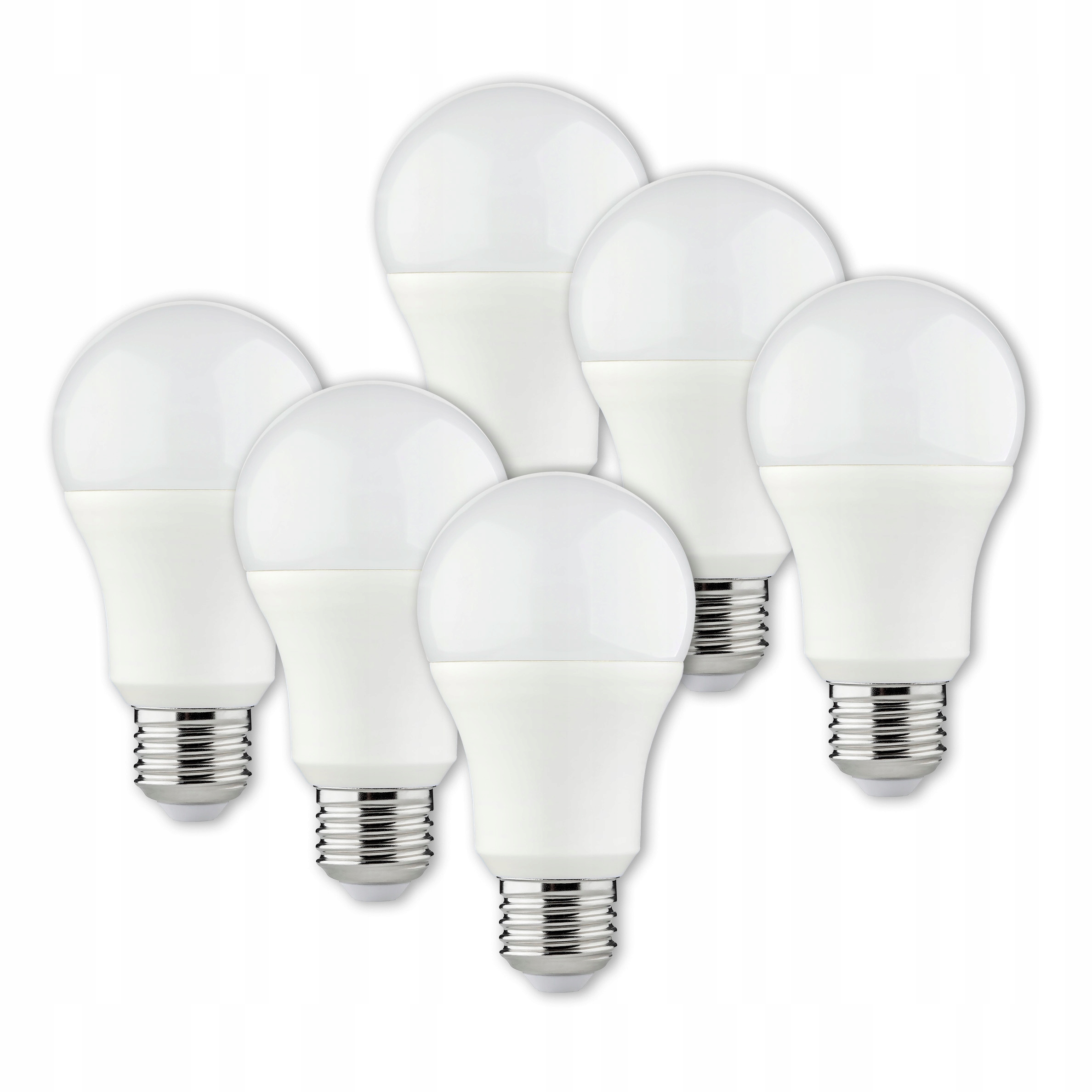 

Zestaw 6x Żarówka Led A60 13W=100W E27 biała Nw