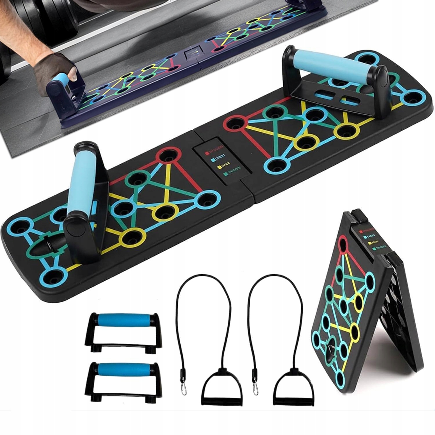 Deska Uchwyt Do Pompek Push Up Board Zaczepy Treningowa Pompki
