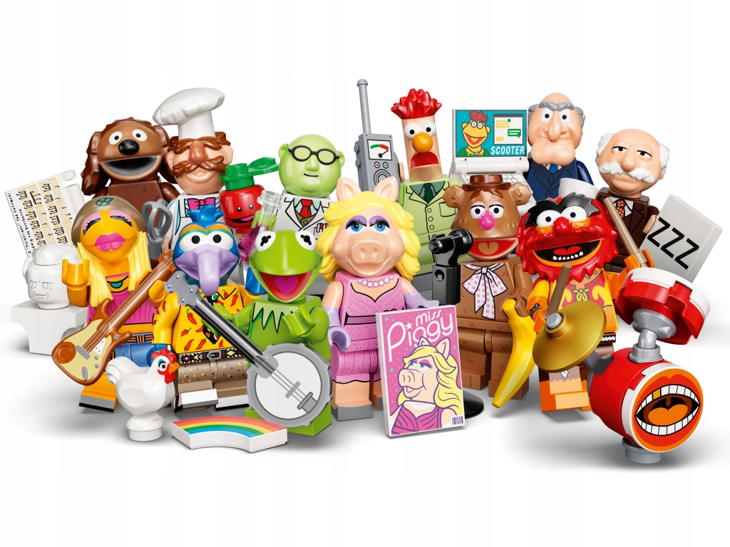Lego 71033 MINIFIGURKA Janice Muppety #12 MISB Płeć chłopcy dziewczynki