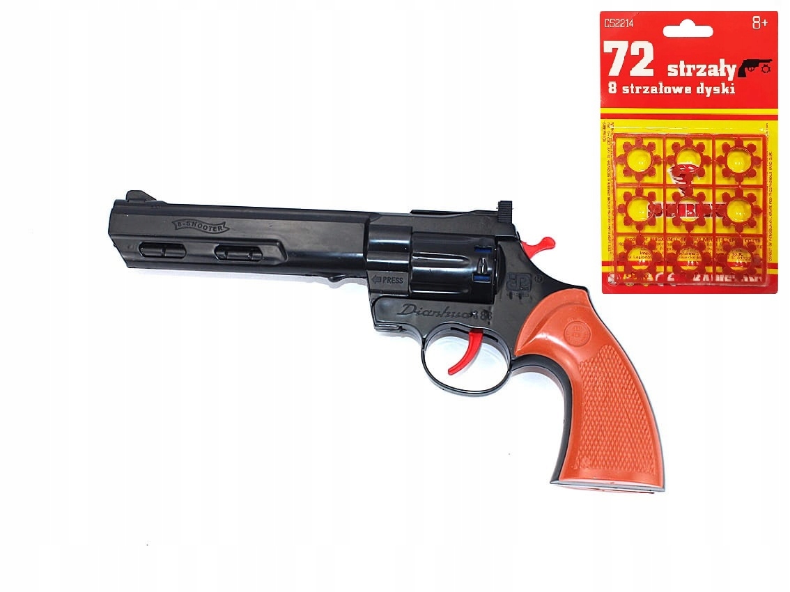 

Pistolet Rewolwer Na Spłonke Spłonka Kapiszony 12p