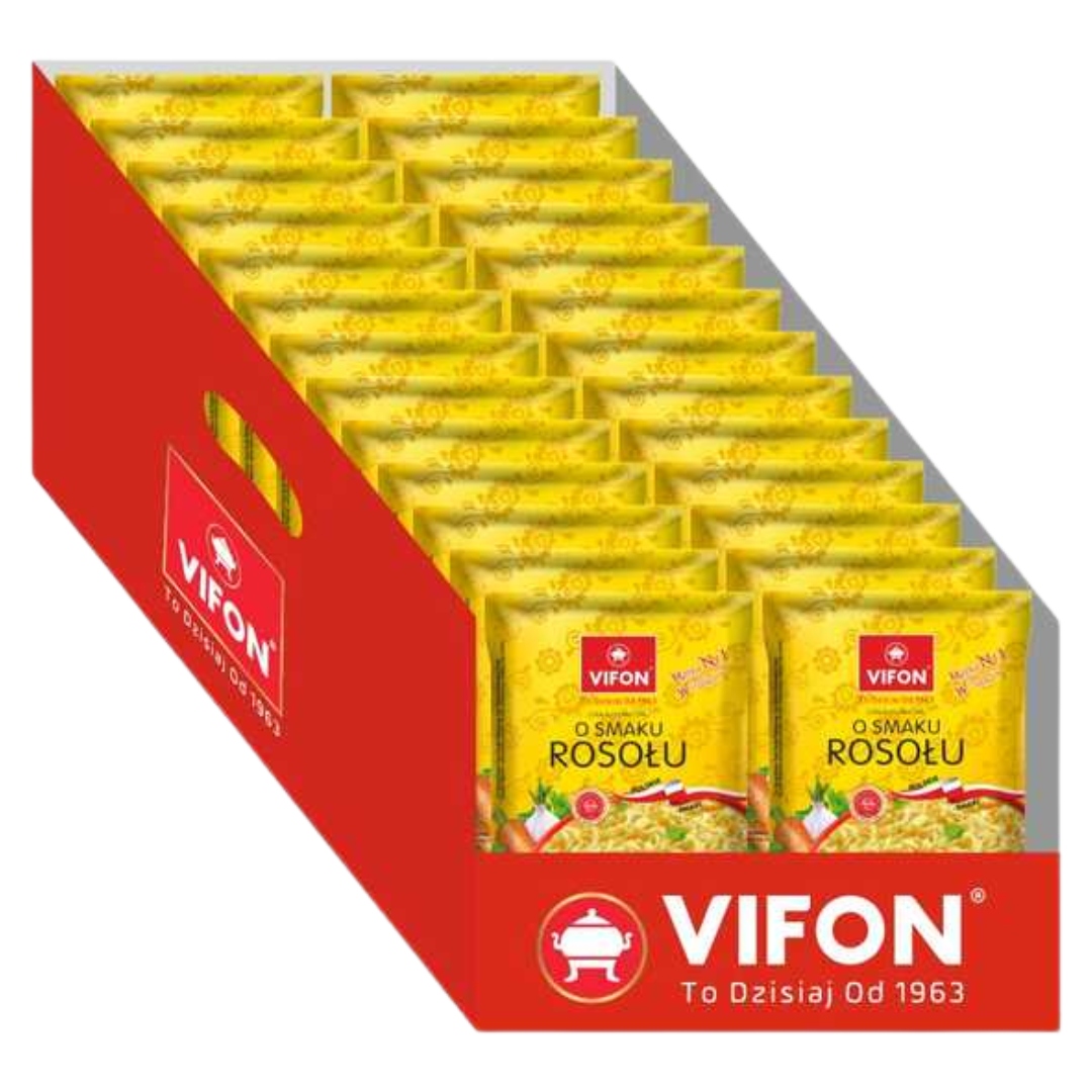 Vifon Instantní polévka s příchutí vývaru 65 g x 24 kusů