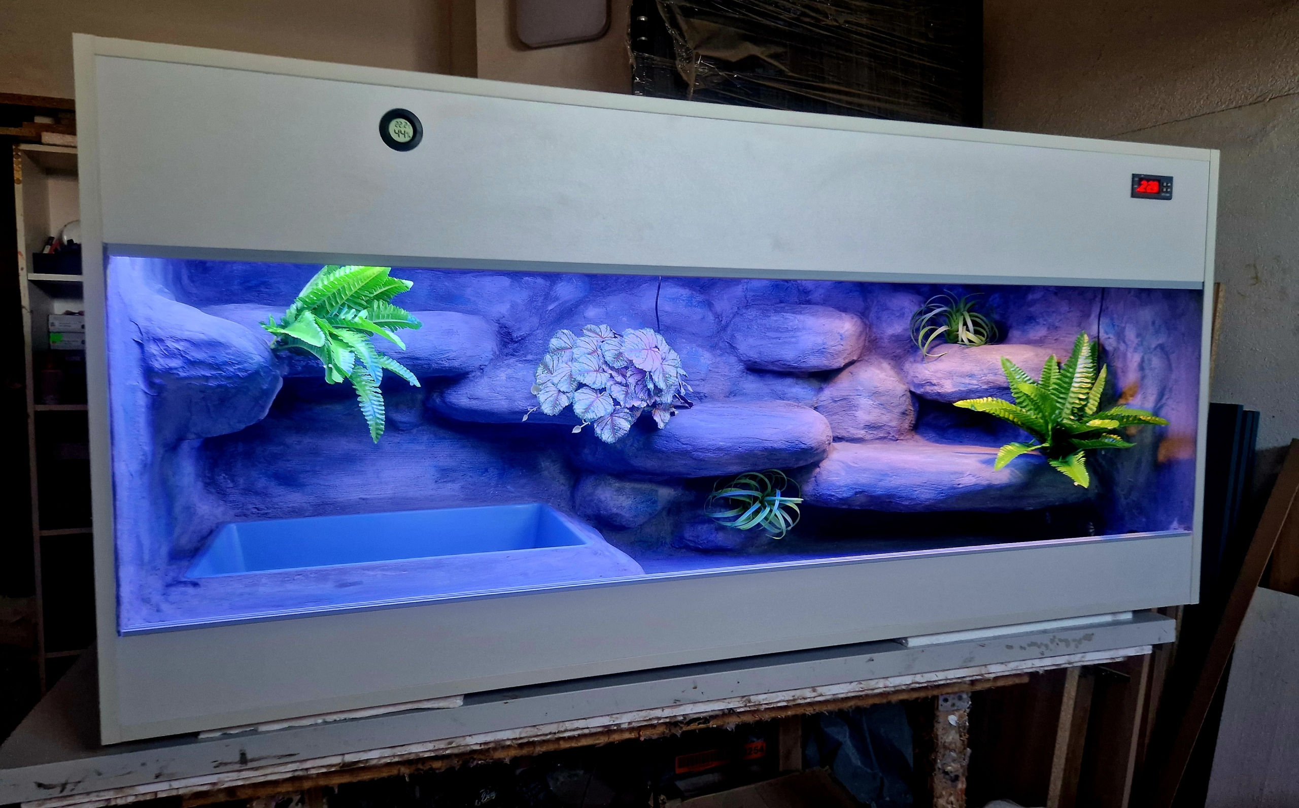 Terárium Pro Hada Na Objednávku S Aranžováním 100x40x52 Pyton Obilovina