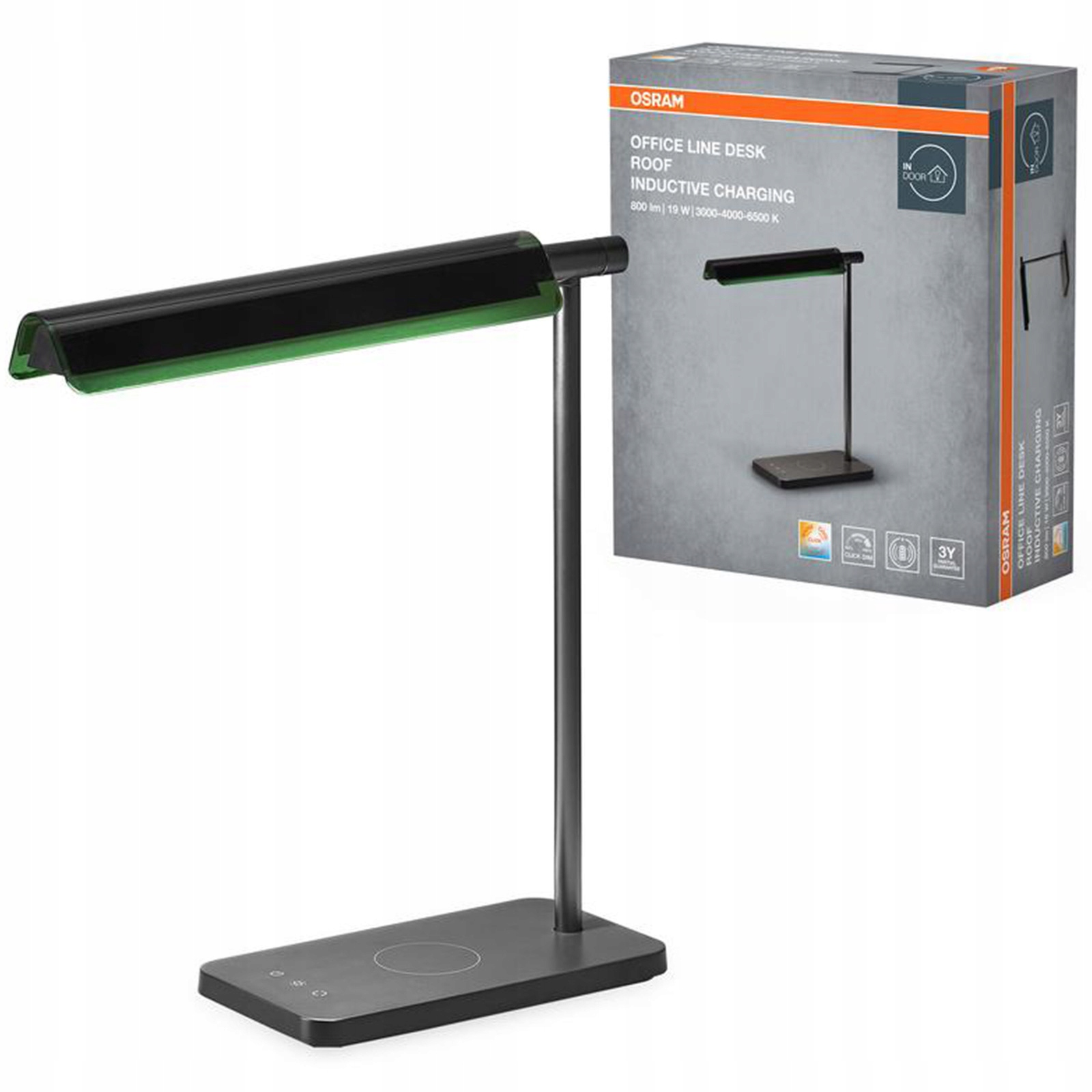 Stolová Led stolná lampa stmievateľná 19W 3000-6500K Cct 520lm Office