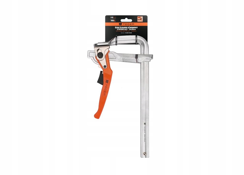 Pákový zámečnický rychloupínací svěrák 120 x 250 mm Teger T-W-SSM-120/250