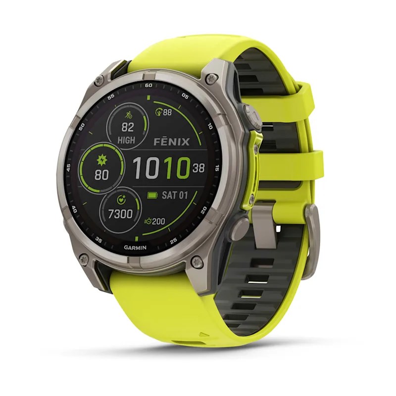 Hodinky Garmin Fenix 8 Solar Sapphire Žluté