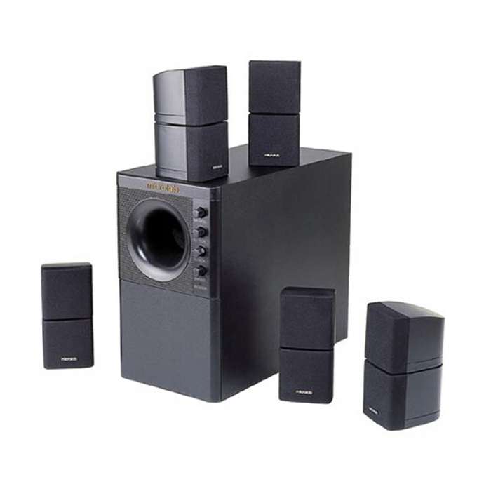 Microlab X3BT Zestaw Głośników 5.1 Dźwięk Przestrzenny AC-3 Dts Thx