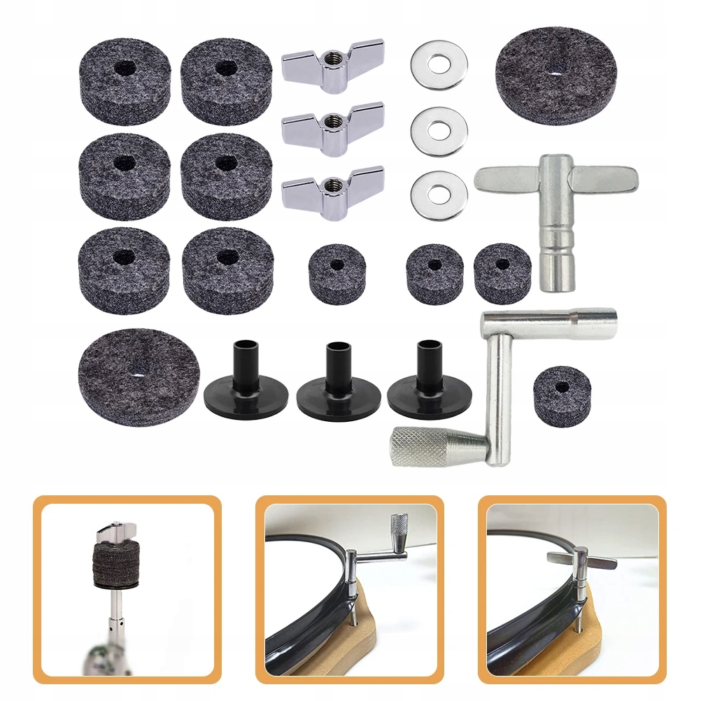 Filcowe podkładki pod talerze perkusyjne Marka bez marki