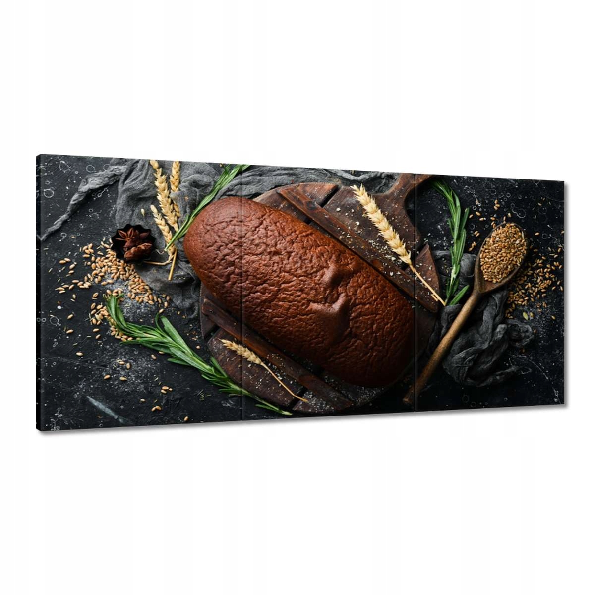 Obrazy 180x90 Domáci ražný chlebík