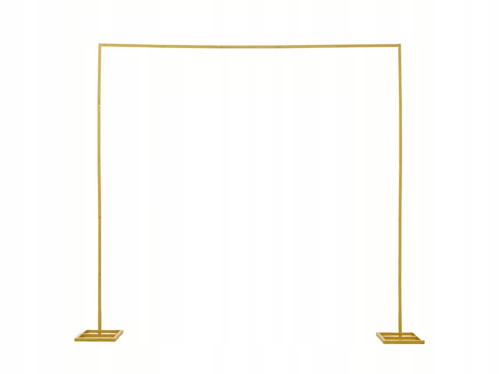 Stojan na balónky čtverec obruč zlatý 200x200 cm stěna Svaté Přijímání