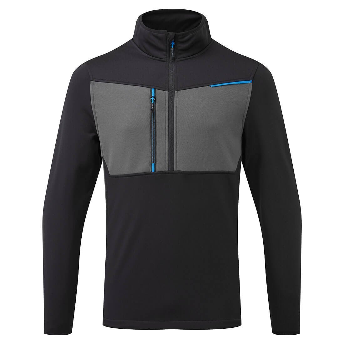 Mikina Polar WX3 s polovičním zipem, odolný fleece vel. XL Černá R