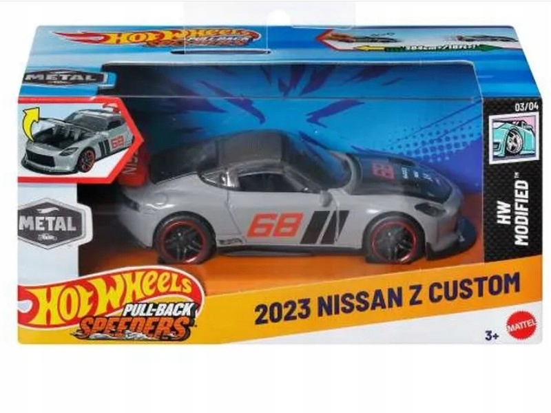 HOT WHEELS PULL-BACK SPEEDERS 2023 Nissan Z Custom JCM08