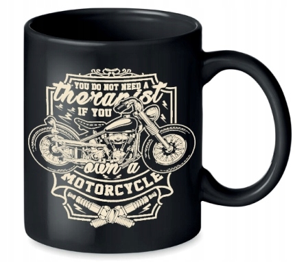 

Czarny Kubek motocyklisty Motor Chopper Cruiser