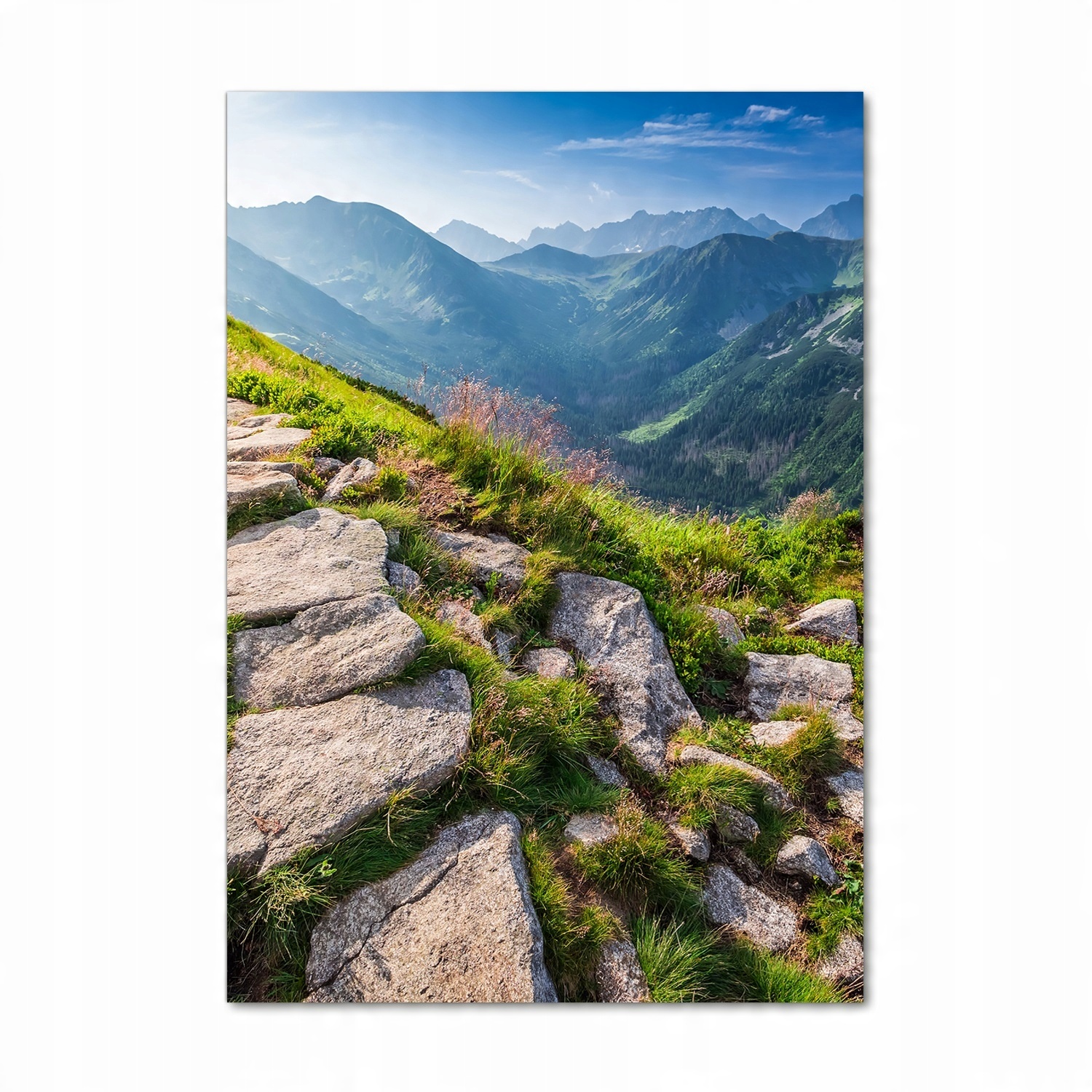 

Foto obraz szkło hartowane Górski szlak 70x100 cm
