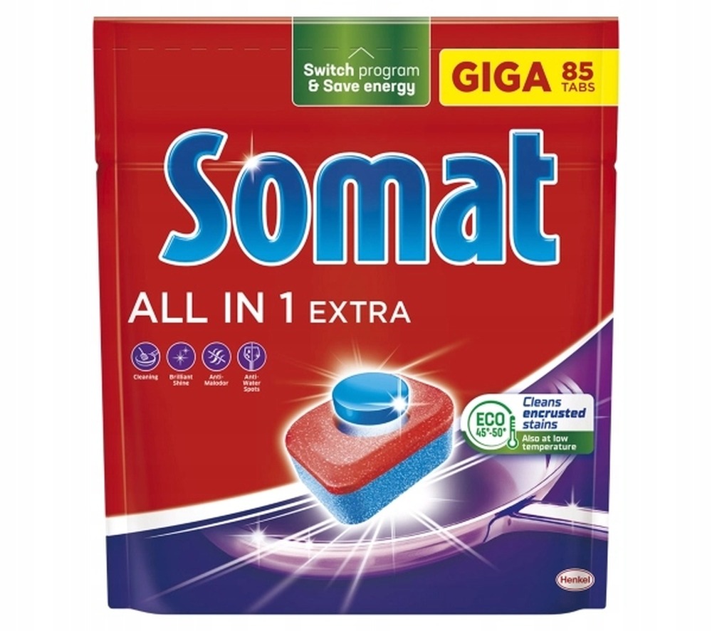 Tablety do myčky Somat All in 1 Extra 85 kusů