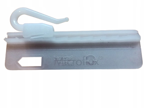 Haczyk wieszak regulowany do firan microflex flex 55 mm 100 szt. oryginalny Marka inna