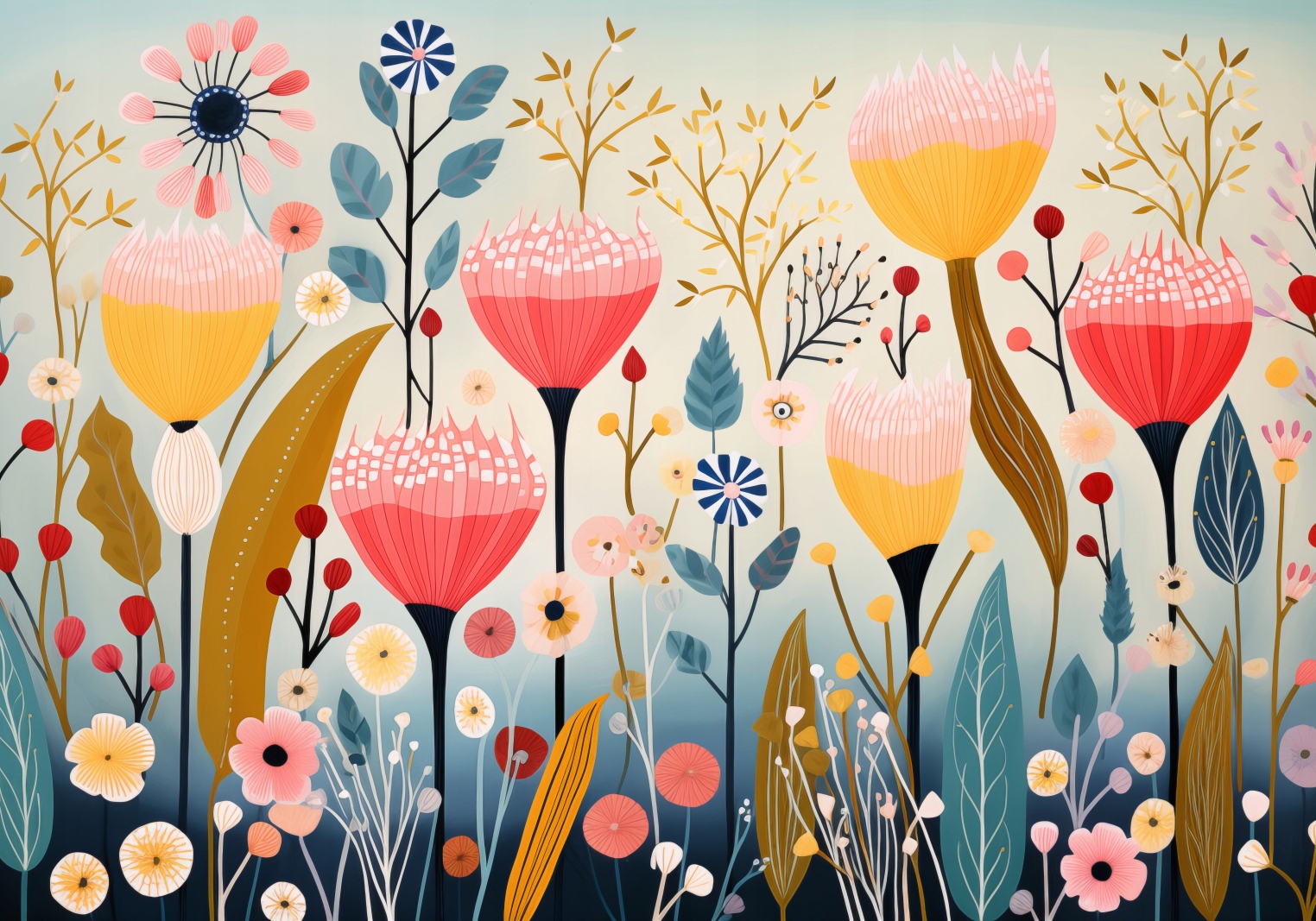 Plagát 100x70 cm Záhrada snov