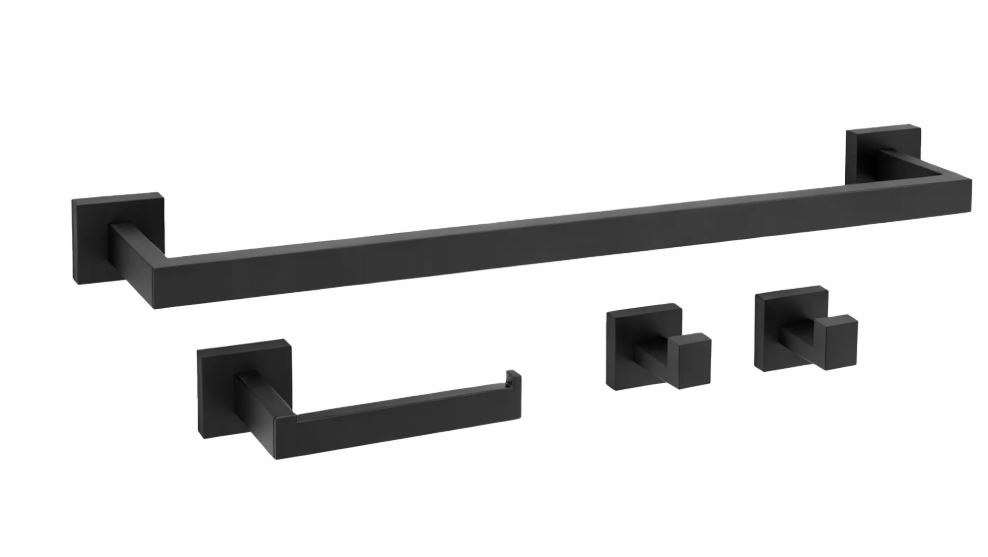 Sada Koupelnových Věšáků Rio Black
