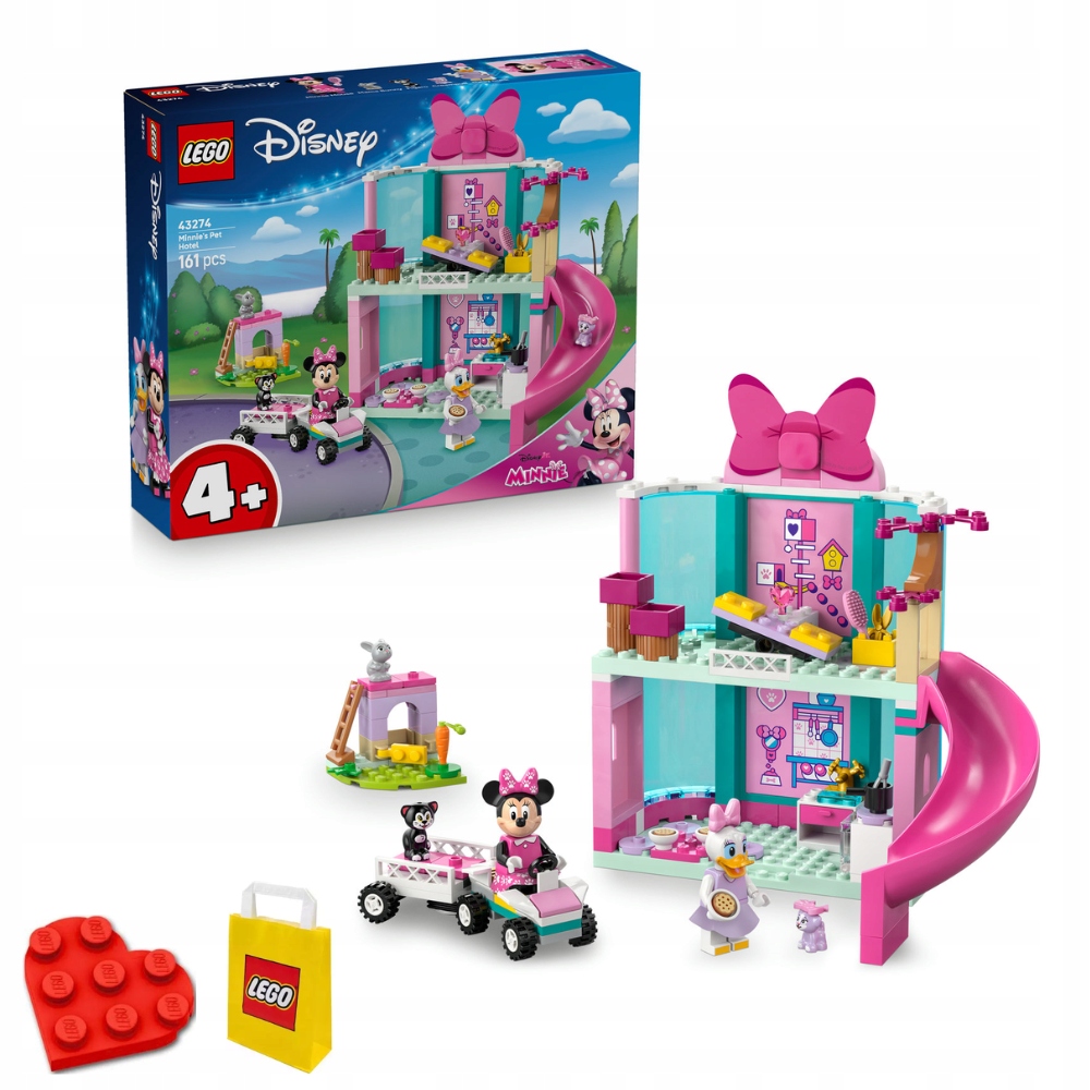 Lego Disney Minnie a hotel pro zvířata 43274