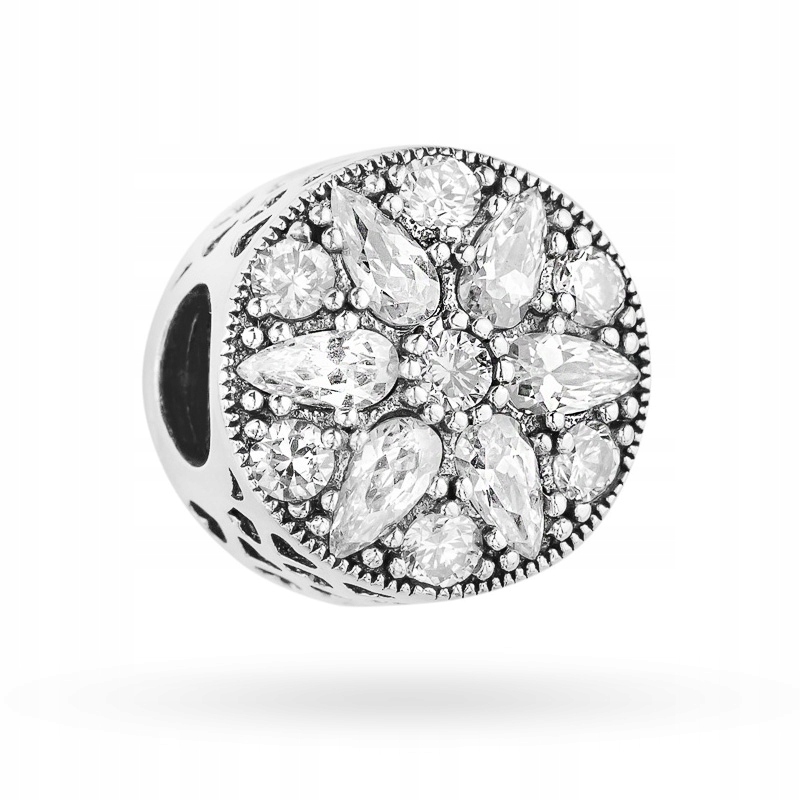 

Srebrna Zawieszka Koralik pr. 925 Charms Cyrkonie