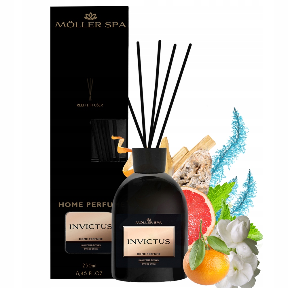 Vůně Parfému Invictus Do Domácnosti Tyčinky Osvěžovač 250 ml Velká Objem
