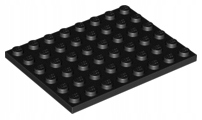 

Lego 3036 Płytka 6x8 czarna 5szt