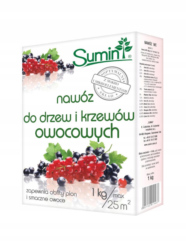 

Nawóz do drzew i krzewów owocowych obfity plon 1kg