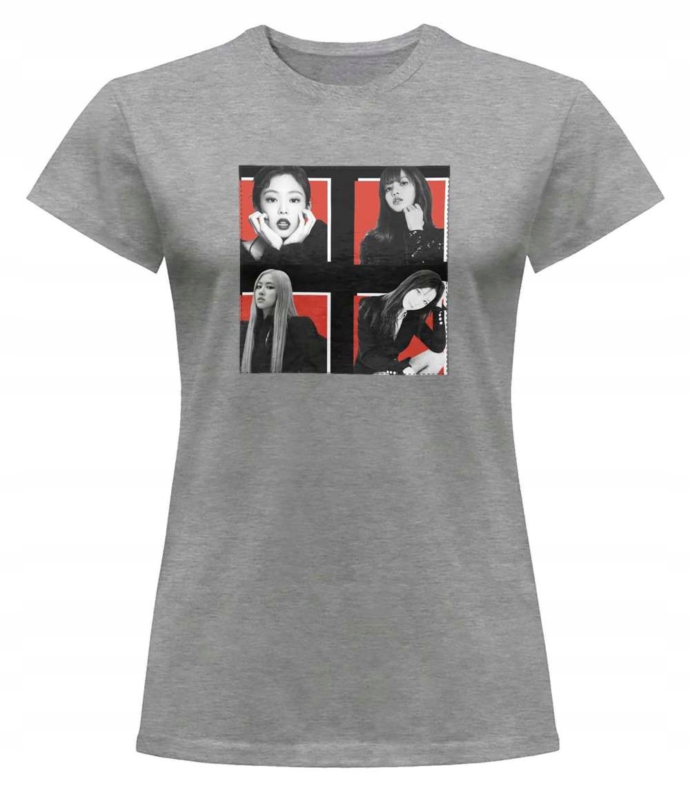 

Bluzka damska z naszywką BlackPink Squad