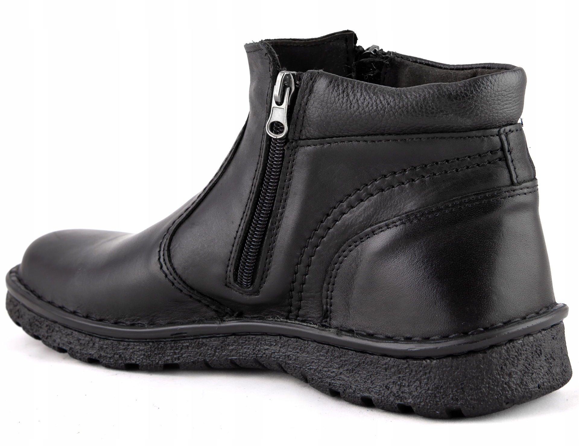 Buty męskie zimowe MIĘKKIE SZEROKIE SKÓRZANE 45 Kod producenta 253 CZ 45