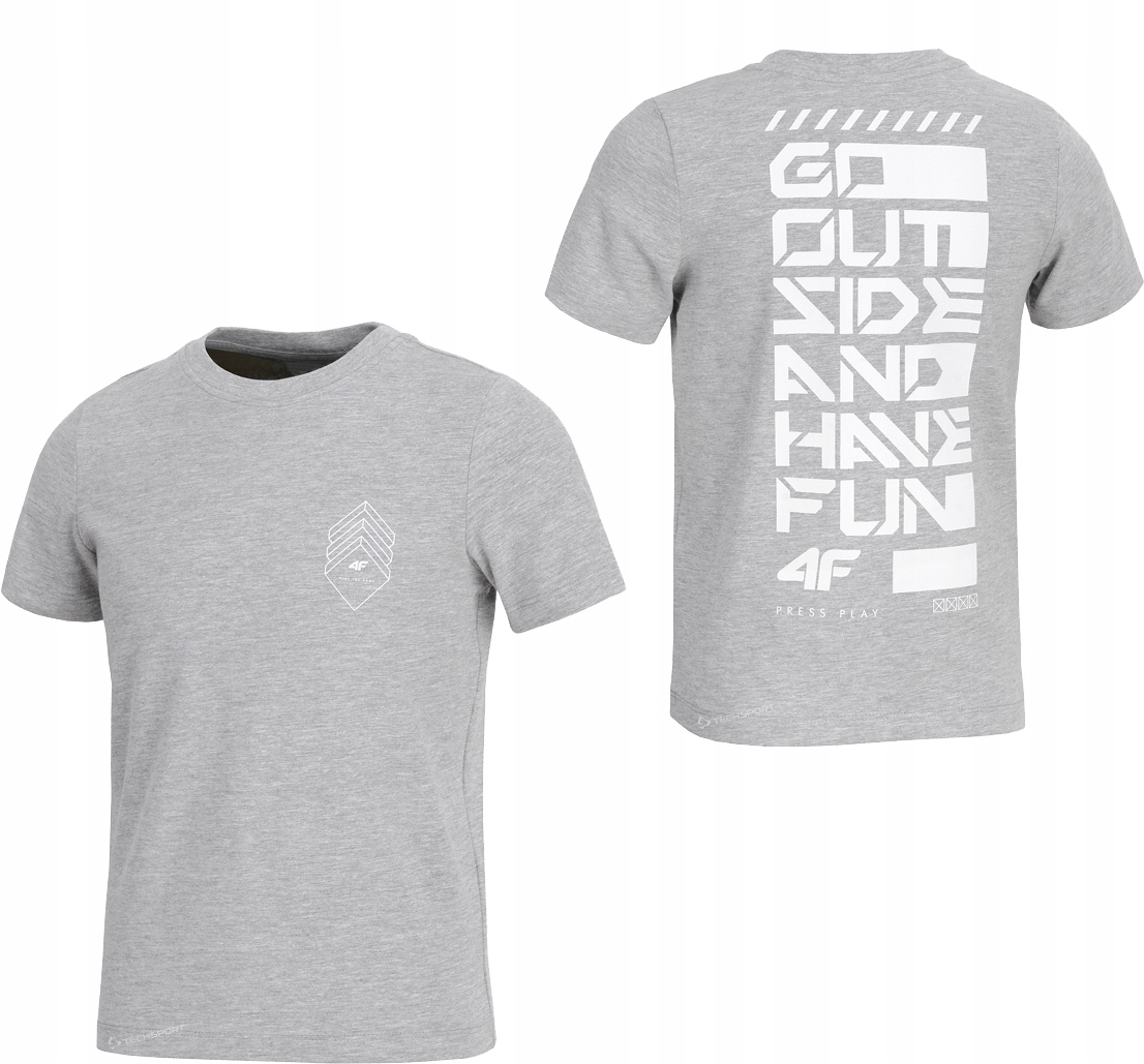 

4F Juniorski T-shirt Koszulka JTSM007 / rozm 164