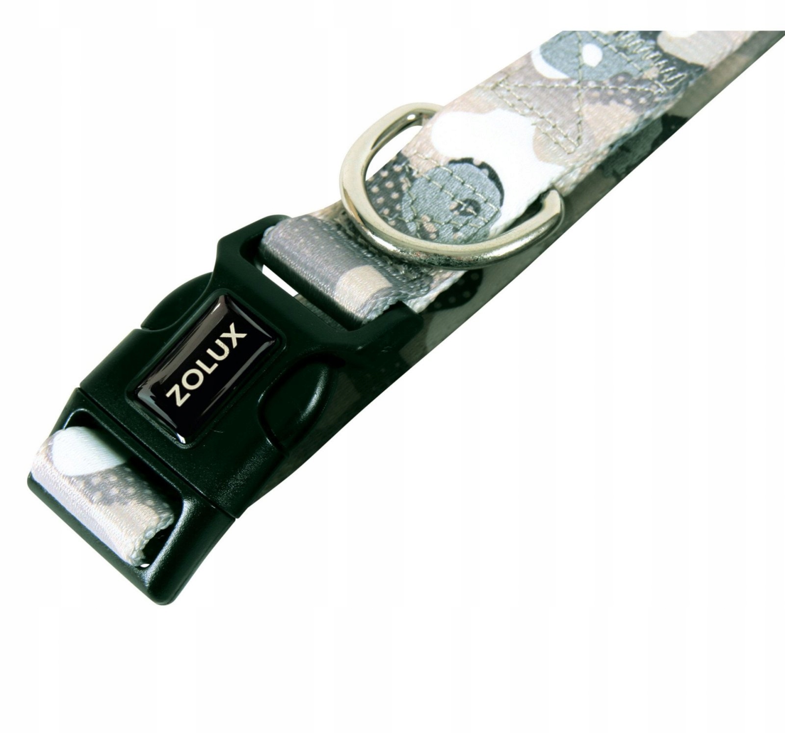 

*- Zolux Obroża regul. Camo 25 mm kol. szary