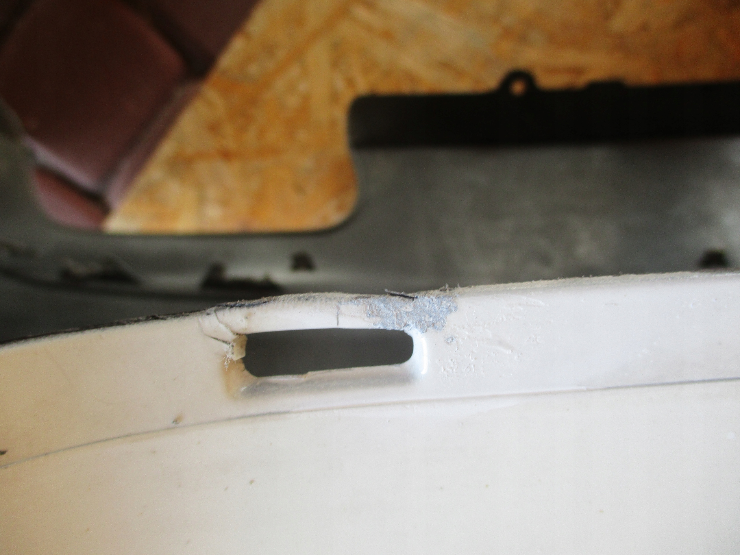 bumper rear part rear MERCEDES CL W216 LIFT