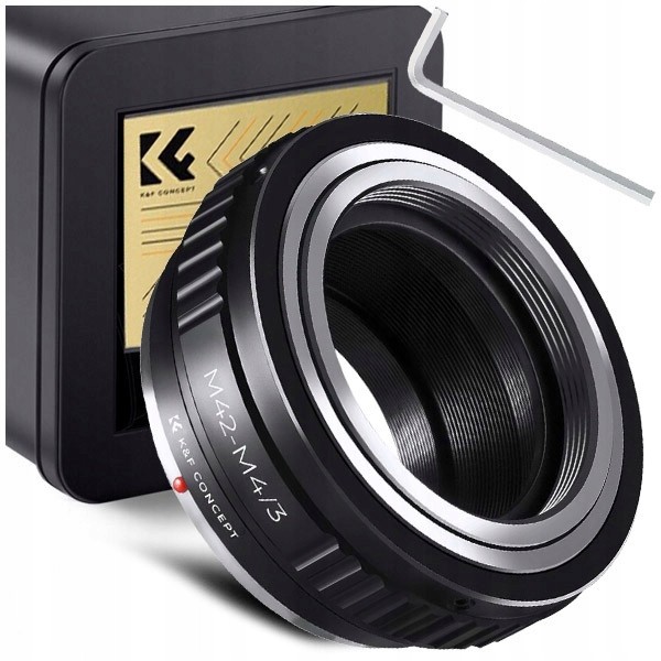 M42 adapter - MICRO 4/3 M4/3 K&F Concept adapter 2024-as méretben kulccsal